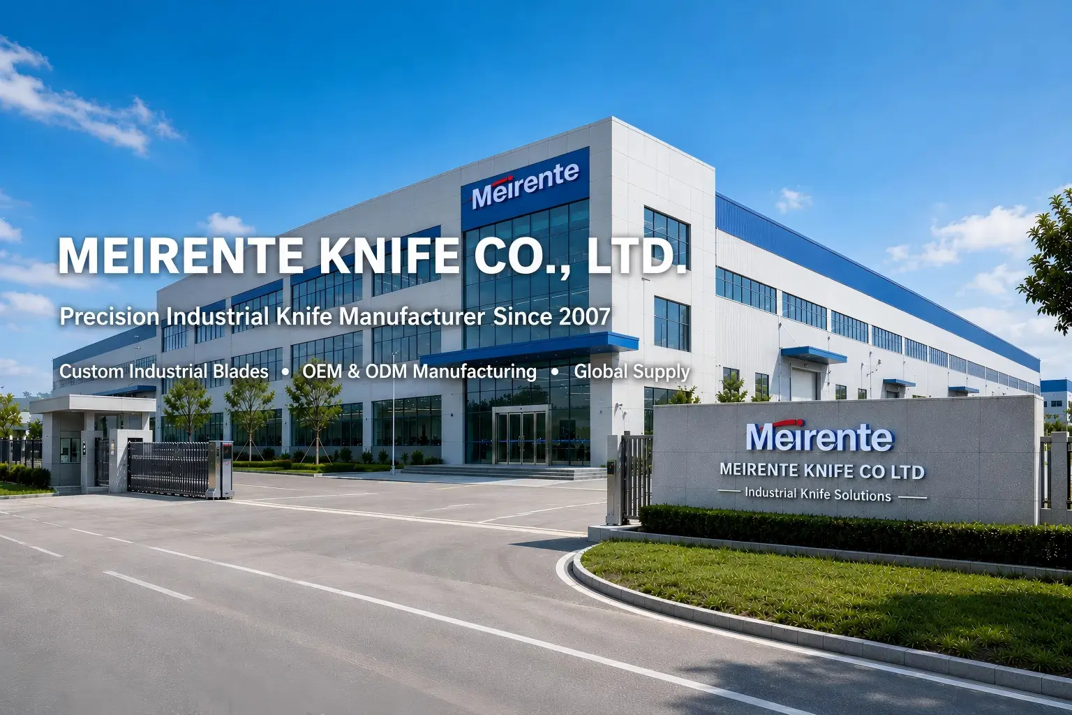 MEIRENTE KNIFE CO., LTD. Precision Industrial Knife Manufacturer Since 2007