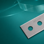 A60 x 22 x 0.2 mm three-hole foil blade for battery foil slitting