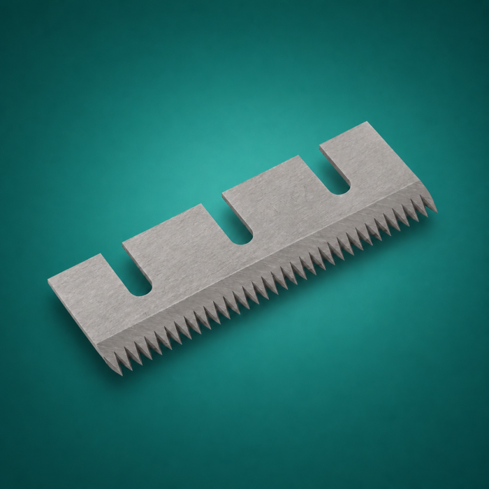 A75 x 30 x 1.5 mm serrated tape knife for carton sealing machines